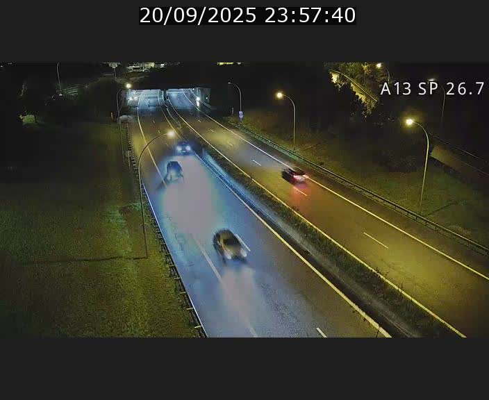Traffic live webcam Luxembourg Frisange - A13 direction Luxembourg-ville - BK 26.7