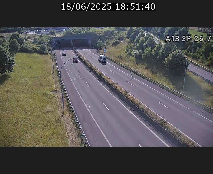 Traffic live webcam Luxembourg Frisange - A13 direction Luxembourg-ville - BK 26.7