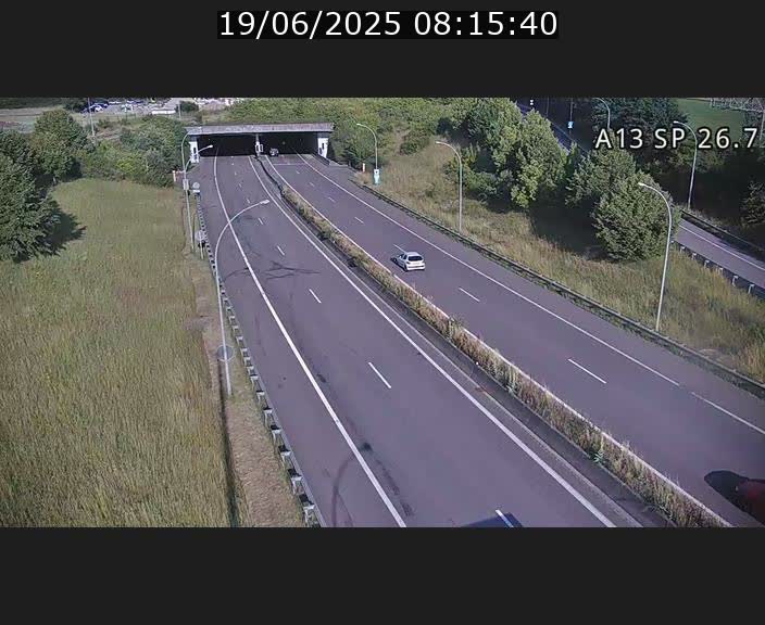 Traffic live webcam Luxembourg Frisange - A13 direction Luxembourg-ville - BK 26.7