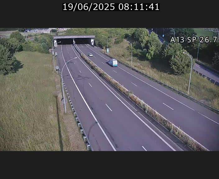 Traffic live webcam Luxembourg Frisange - A13 direction Luxembourg-ville - BK 26.7