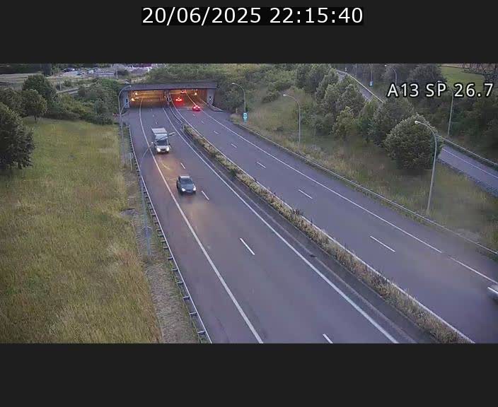 Traffic live webcam Luxembourg Frisange - A13 direction Luxembourg-ville - BK 26.7