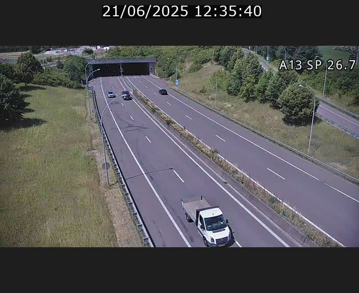 Traffic live webcam Luxembourg Frisange - A13 direction Luxembourg-ville - BK 26.7