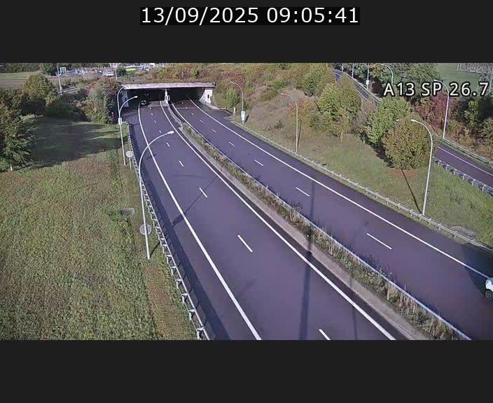 Traffic live webcam Luxembourg Frisange - A13 direction Luxembourg-ville - BK 26.7