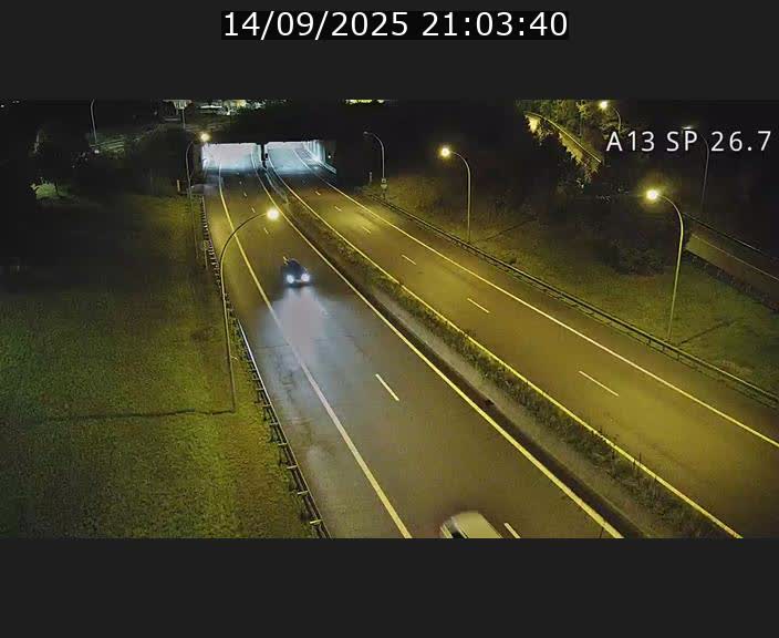 Traffic live webcam Luxembourg Frisange - A13 direction Luxembourg-ville - BK 26.7