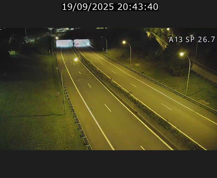 Traffic live webcam Luxembourg Frisange - A13 direction Luxembourg-ville - BK 26.7