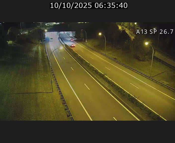 Traffic live webcam Luxembourg Frisange - A13 direction Luxembourg-ville - BK 26.7