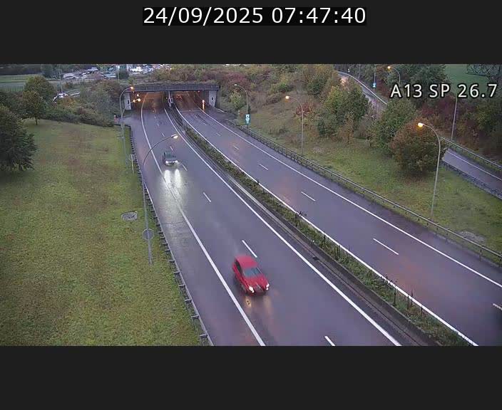Traffic live webcam Luxembourg Frisange - A13 direction Luxembourg-ville - BK 26.7