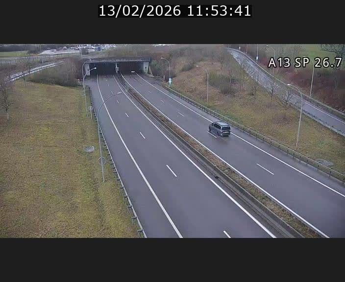 Traffic live webcam Luxembourg Frisange - A13 direction Luxembourg-ville - BK 26.7