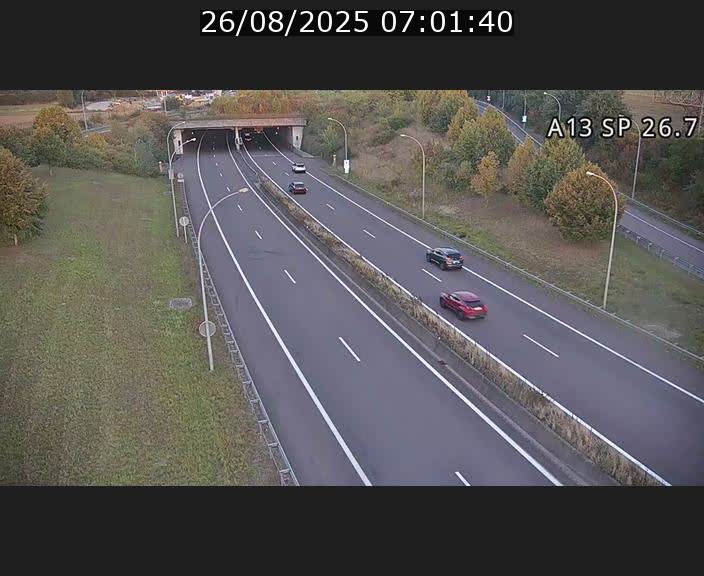 <h2>Traffic live webcam Luxembourg Frisange - A13 direction Luxembourg-ville - BK 26.7</h2>