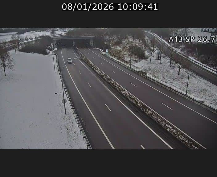 Traffic live webcam Luxembourg Frisange - A13 direction Luxembourg-ville - BK 26.7