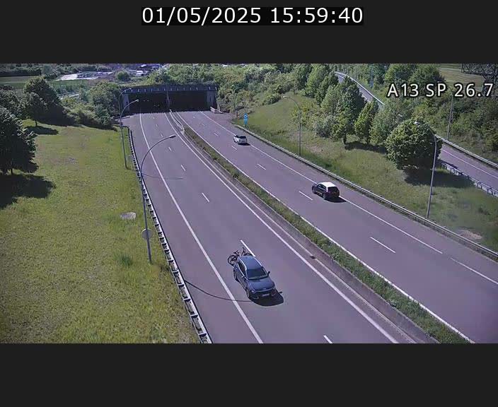 Traffic live webcam Luxembourg Frisange - A13 direction Luxembourg-ville - BK 26.7