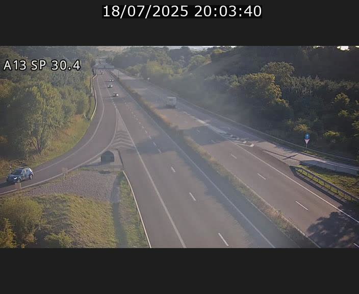 Traffic live webcam Luxembourg Altwies - A13 direction Luxembourg-ville - BK 30.4