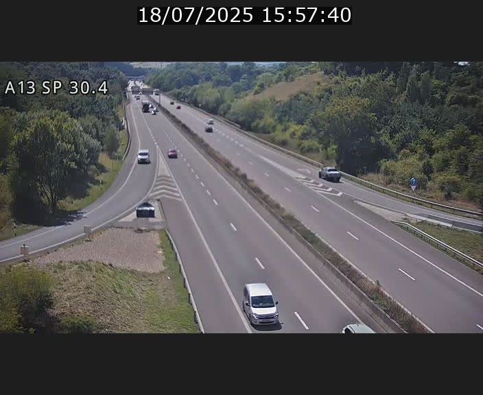 Traffic live webcam Luxembourg Altwies - A13 direction Luxembourg-ville - BK 30.4