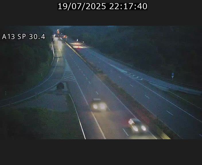 Traffic live webcam Luxembourg Altwies - A13 direction Luxembourg-ville - BK 30.4