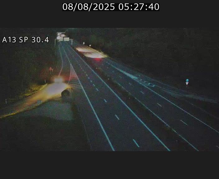 Traffic live webcam Luxembourg Altwies - A13 direction Luxembourg-ville - BK 30.4
