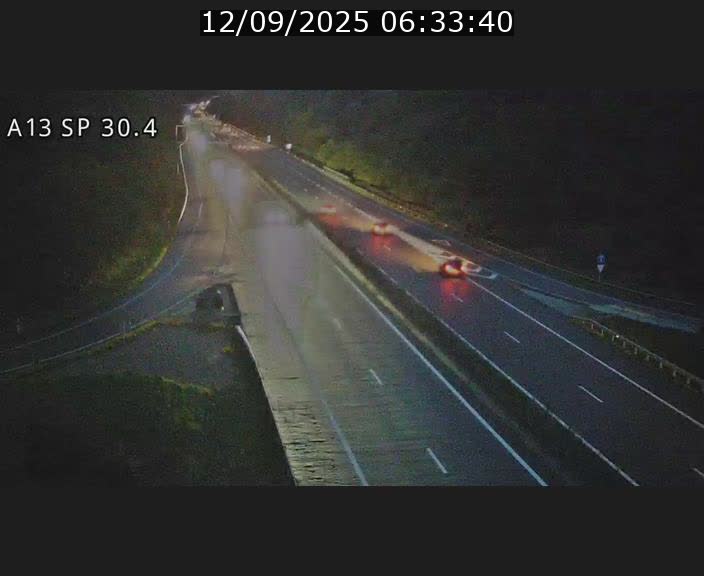 Traffic live webcam Luxembourg Altwies - A13 direction Luxembourg-ville - BK 30.4