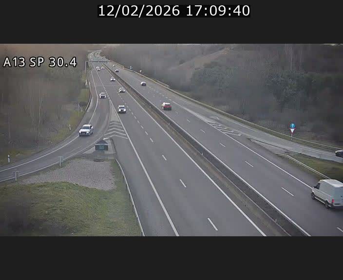 Traffic live webcam Luxembourg Altwies - A13 direction Luxembourg-ville - BK 30.4