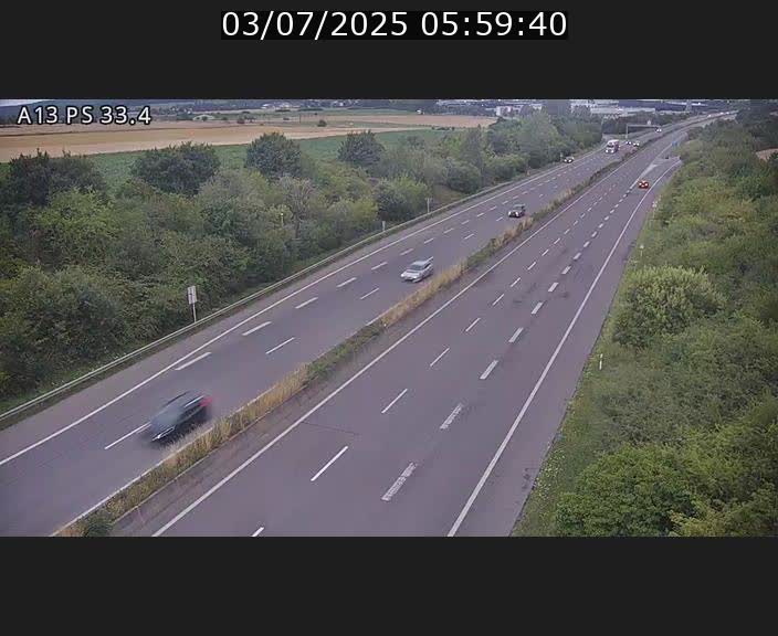 <h2>Webcam trafic sur A13 à hauteur de Mondorf-les-Bains en direction d'Altwies</h2>