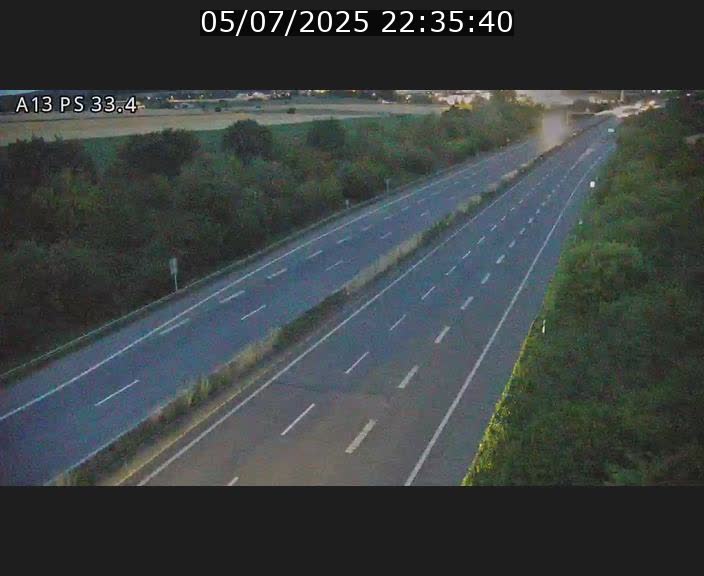 <h2>Webcam trafic sur A13 à hauteur de Mondorf-les-Bains en direction d'Altwies</h2>