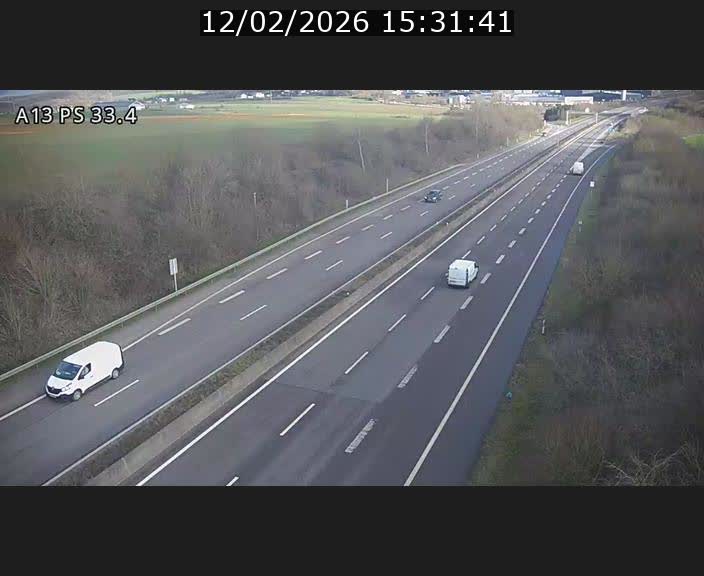 <h2>Webcam trafic sur A13 à hauteur de Mondorf-les-Bains en direction d'Altwies</h2>