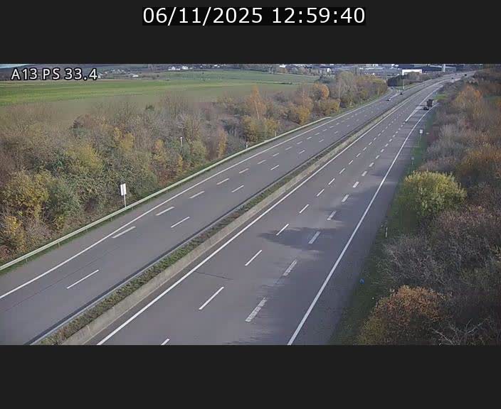 <h2>Webcam trafic sur A13 à hauteur de Mondorf-les-Bains en direction d'Altwies</h2>