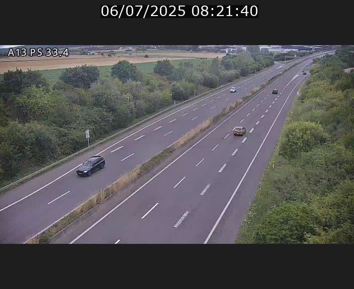 <h2>Webcam trafic sur A13 à hauteur de Mondorf-les-Bains en direction d'Altwies</h2>
