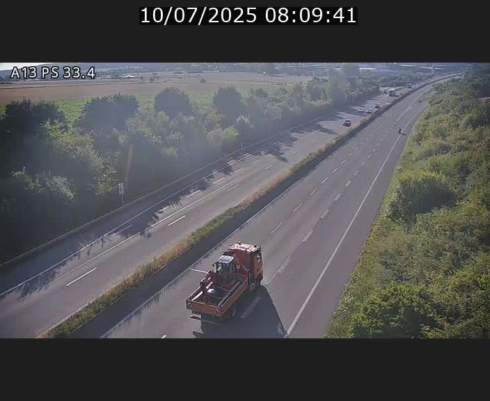 <h2>Webcam trafic sur A13 à hauteur de Mondorf-les-Bains en direction d'Altwies</h2>