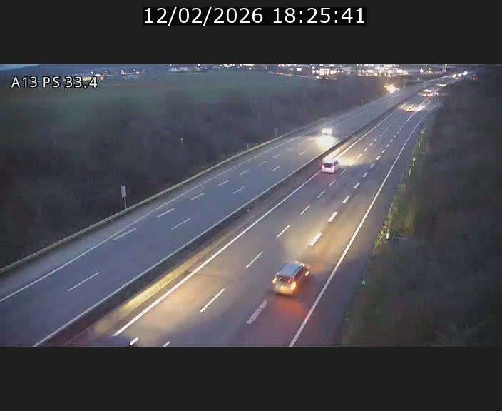 <h2>Webcam trafic sur A13 à hauteur de Mondorf-les-Bains en direction d'Altwies</h2>