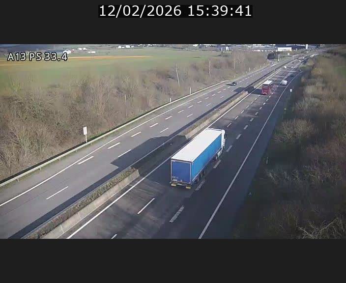<h2>Webcam trafic sur A13 à hauteur de Mondorf-les-Bains en direction d'Altwies</h2>