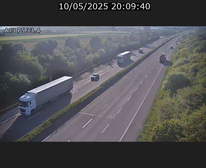 <h2>Webcam trafic sur A13 à hauteur de Mondorf-les-Bains en direction d'Altwies</h2>