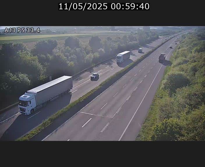 <h2>Webcam trafic sur A13 à hauteur de Mondorf-les-Bains en direction d'Altwies</h2>