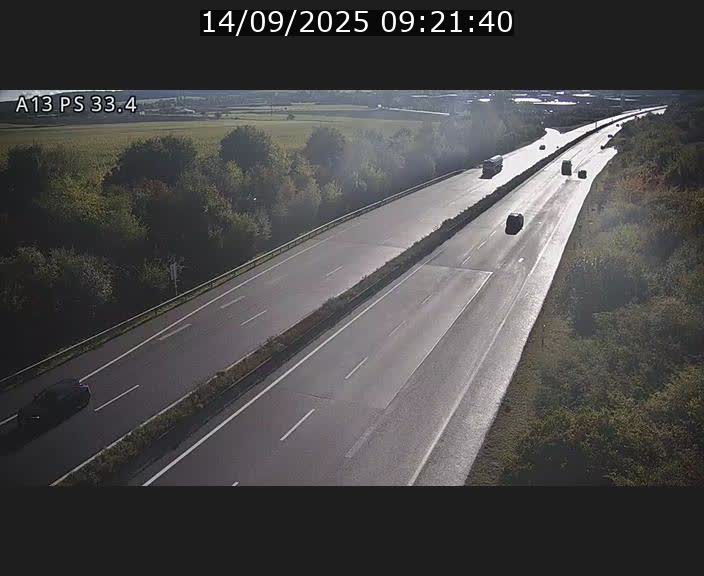 <h2>Webcam trafic sur A13 à hauteur de Mondorf-les-Bains en direction d'Altwies</h2>