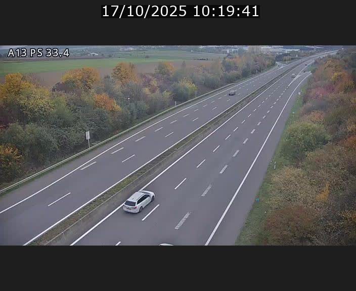 <h2>Webcam trafic sur A13 à hauteur de Mondorf-les-Bains en direction d'Altwies</h2>