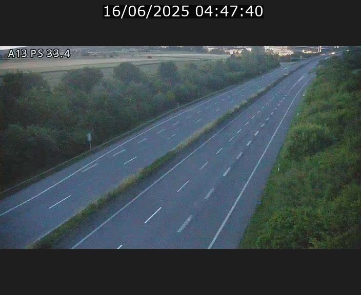 Webcam trafic sur A13 à hauteur de Mondorf-les-Bains en direction d'Altwies