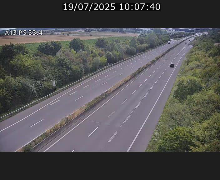 <h2>Webcam trafic sur A13 à hauteur de Mondorf-les-Bains en direction d'Altwies</h2>