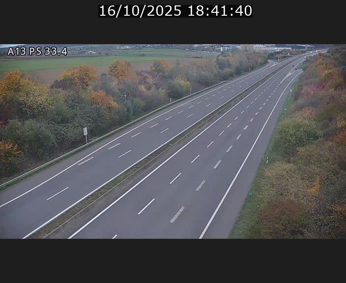 <h2>Webcam trafic sur A13 à hauteur de Mondorf-les-Bains en direction d'Altwies</h2>