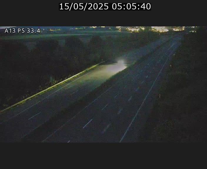 Webcam trafic sur A13 à hauteur de Mondorf-les-Bains en direction d'Altwies