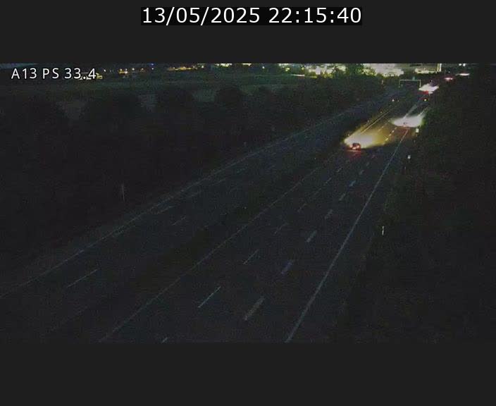 Webcam trafic sur A13 à hauteur de Mondorf-les-Bains en direction d'Altwies