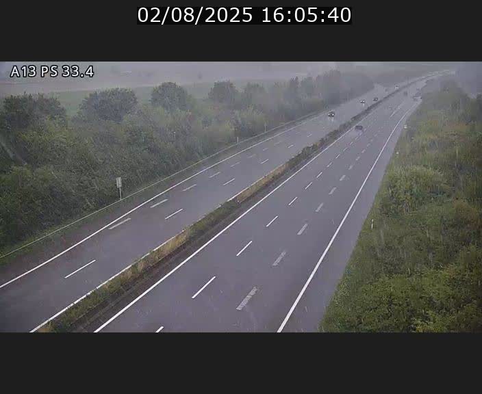 Webcam trafic sur A13 à hauteur de Mondorf-les-Bains en direction d'Altwies