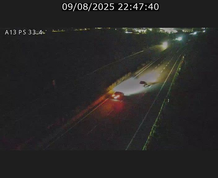 Webcam trafic sur A13 à hauteur de Mondorf-les-Bains en direction d'Altwies