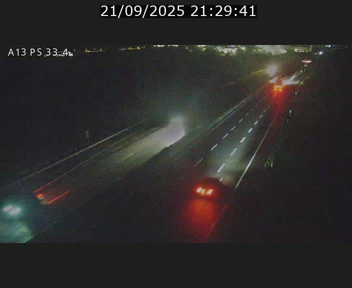 Webcam trafic sur A13 à hauteur de Mondorf-les-Bains en direction d'Altwies