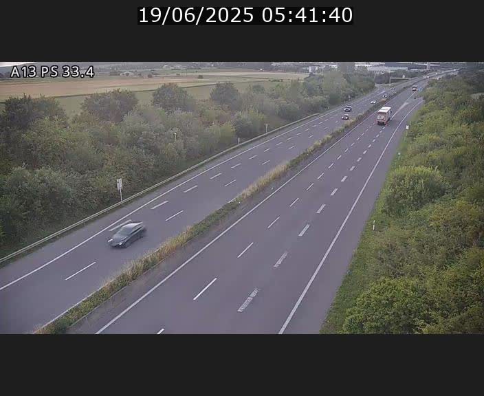 <h2>Webcam trafic sur A13 à hauteur de Mondorf-les-Bains en direction d'Altwies</h2>