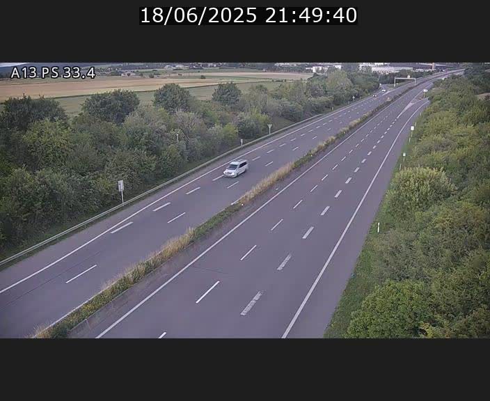 <h2>Webcam trafic sur A13 à hauteur de Mondorf-les-Bains en direction d'Altwies</h2>