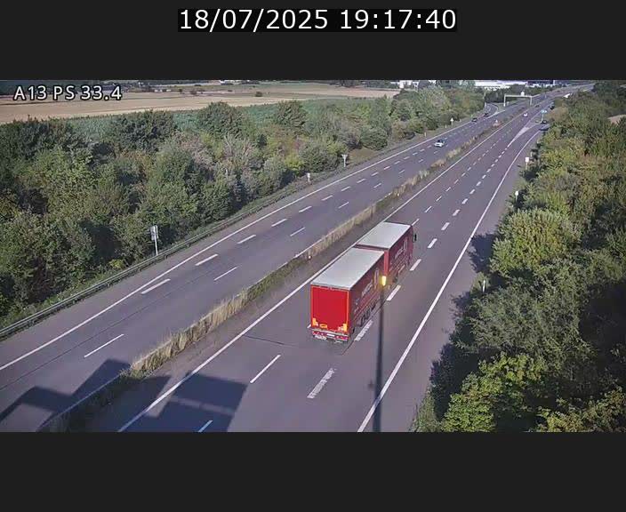 <h2>Webcam trafic sur A13 à hauteur de Mondorf-les-Bains en direction d'Altwies</h2>