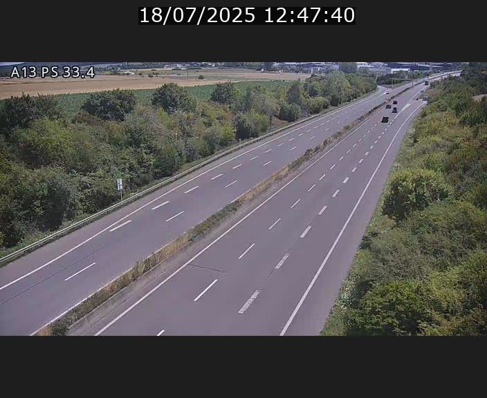 <h2>Webcam trafic sur A13 à hauteur de Mondorf-les-Bains en direction d'Altwies</h2>