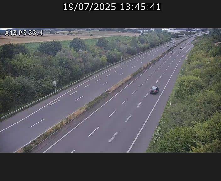 <h2>Webcam trafic sur A13 à hauteur de Mondorf-les-Bains en direction d'Altwies</h2>