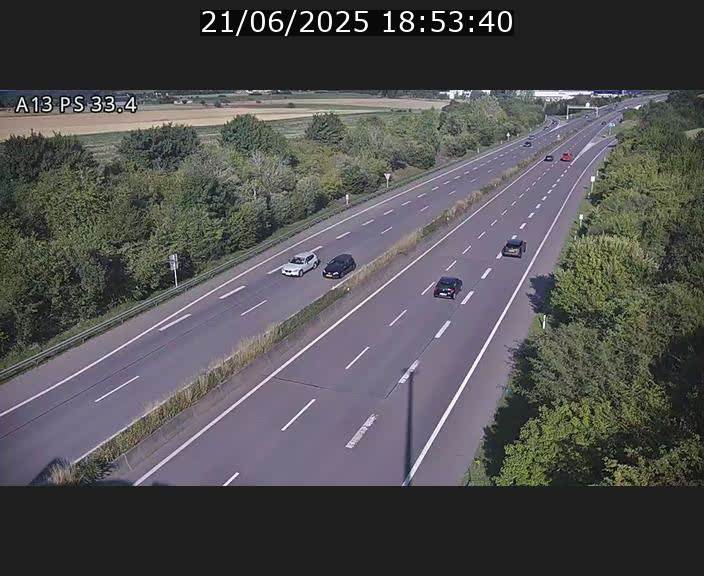 <h2>Webcam trafic sur A13 à hauteur de Mondorf-les-Bains en direction d'Altwies</h2>