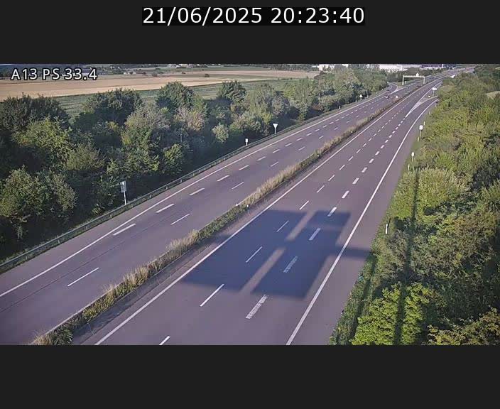 <h2>Webcam trafic sur A13 à hauteur de Mondorf-les-Bains en direction d'Altwies</h2>