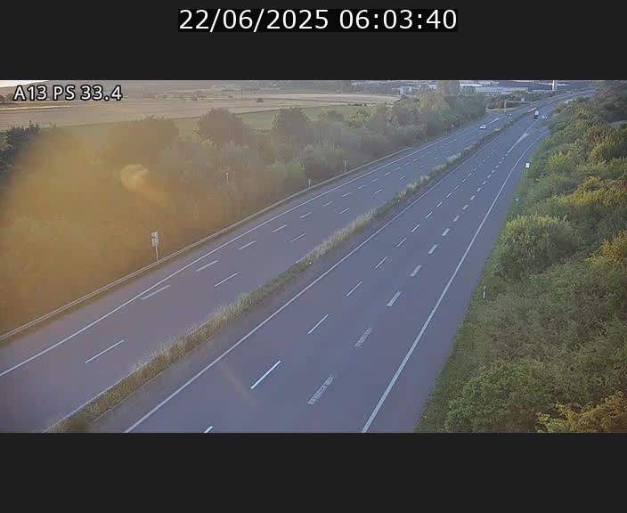 <h2>Webcam trafic sur A13 à hauteur de Mondorf-les-Bains en direction d'Altwies</h2>