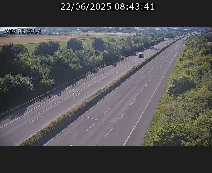 <h2>Webcam trafic sur A13 à hauteur de Mondorf-les-Bains en direction d'Altwies</h2>